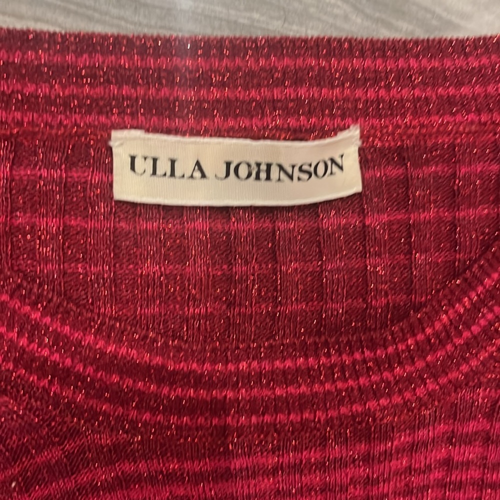 Ulla Johnson Red Ombre Sweater Top - Picture 7 of 9